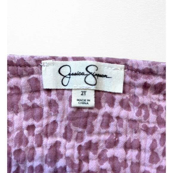 Jessica Simpson Textured Pinafore, Size 2T - Picture 4 of 7